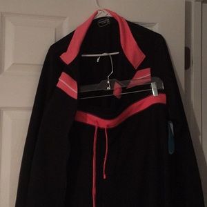 Two piece track suit